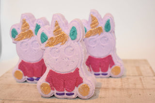 Unicorn Bath Bomb with Surprise Coin – Extra Large Lavender Fizzy