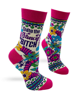 Funny Floral Socks for Women – Quite the Fancy B*tch