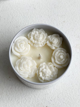 Little Bohemian Rose Candle – Natural Soy Wax 4 oz