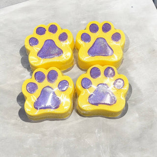TIGER FANS Peachy Paw Print Bath Bombs