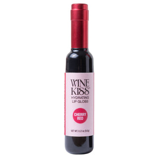 Wine Bottle Lip Gloss – Cherry Red Hydrating Gloss