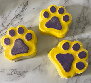 TIGER FANS Peachy Paw Print Bath Bombs