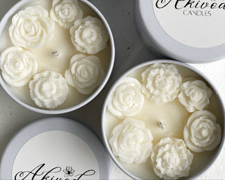 Little Bohemian Rose Candle – Natural Soy Wax 4 oz