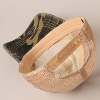 Dog Mom Camo Hat – Mesh Back Baseball Cap for Women