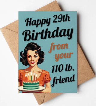 Funny Women’s Birthday Card | Handmade Humorous Greeting