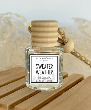 Sweater Weather Car Diffuser – Cool Mint & Musk Scent