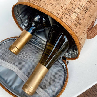 Cork Wine Tote – Insulated 2-Bottle Bag with Strap