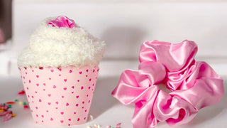 Cozy Cupcake Socks with Scrunchie