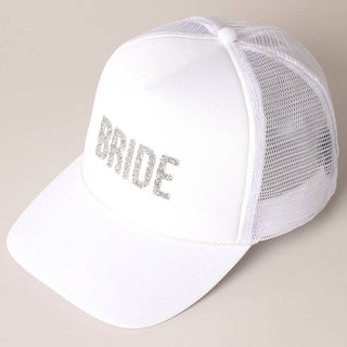Bride Trucker Hat – Glitter Foam Cap for Bachelorette Party